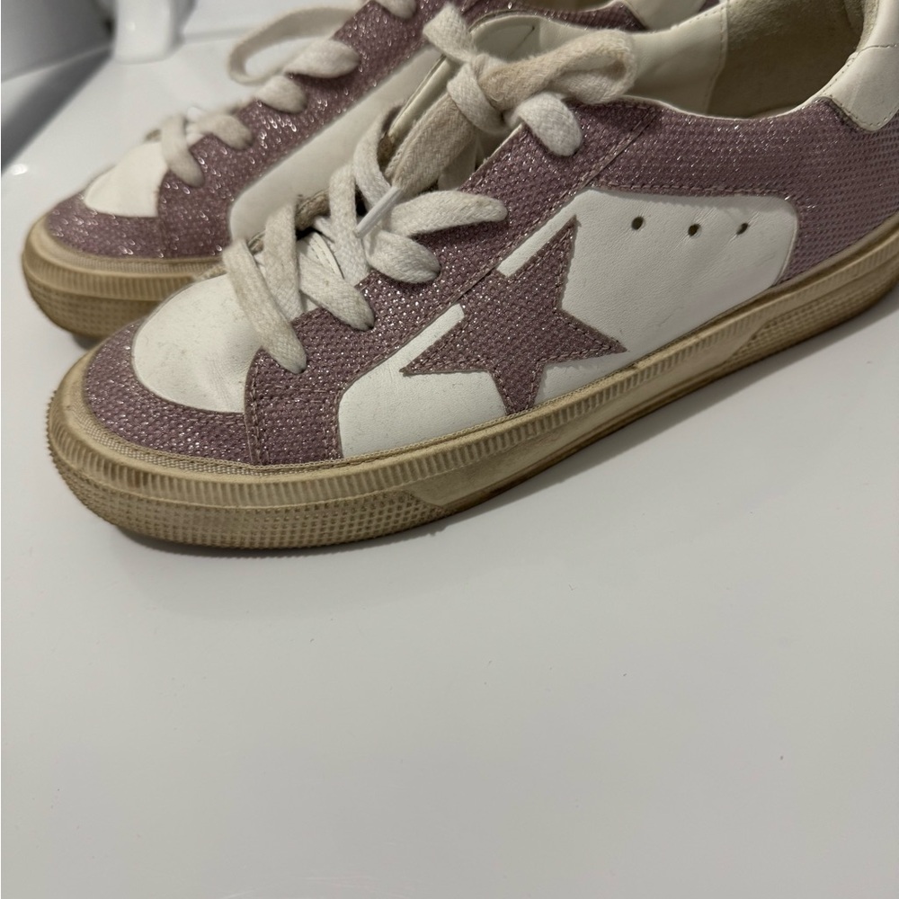 Golden Goose Kids Sneakers in Pink and White